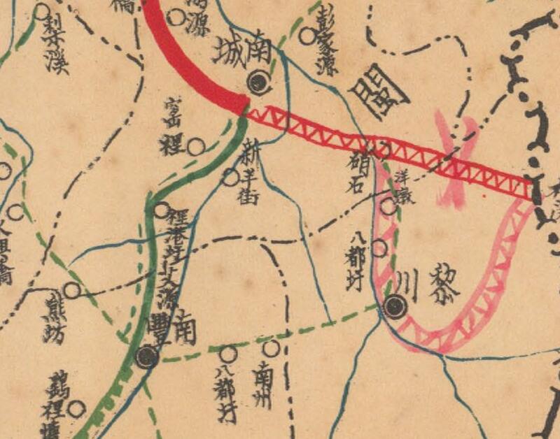1932年《江西全省公路图》插图3