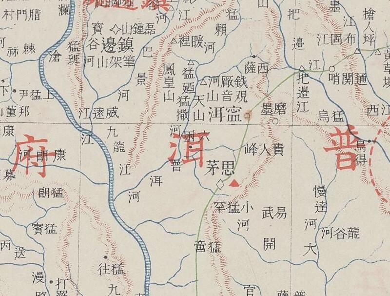 1905年《云南省》地图插图3