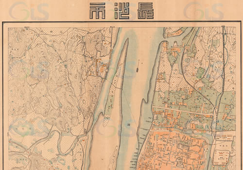 1929年《长沙市》地图