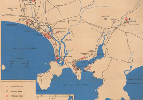 1944年三亚地图
