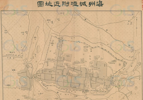 1911年《海州城垣附近地图》