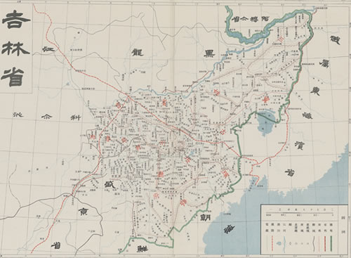 1905年《吉林省》地图