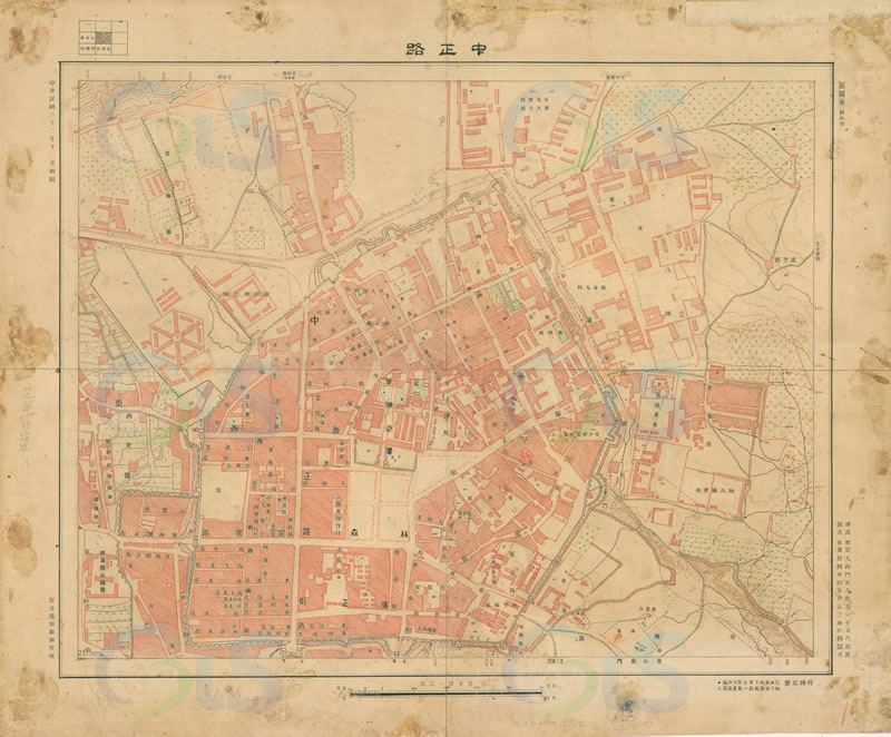 1943年迪化（乌鲁木齐）地图插图