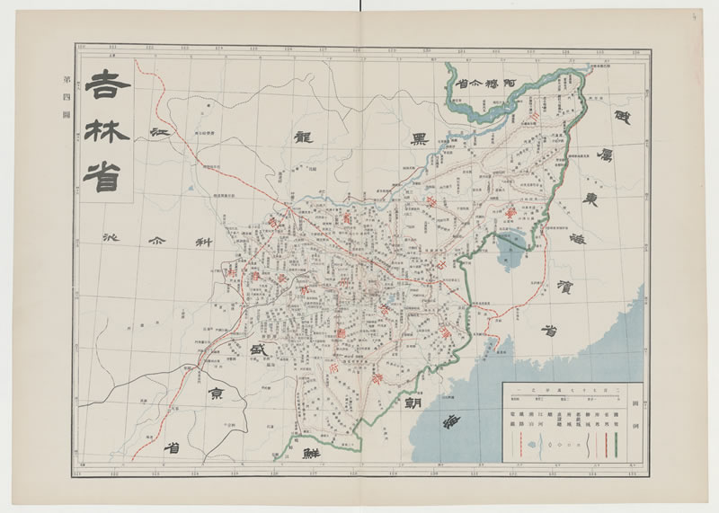 1905年《吉林省》地图插图