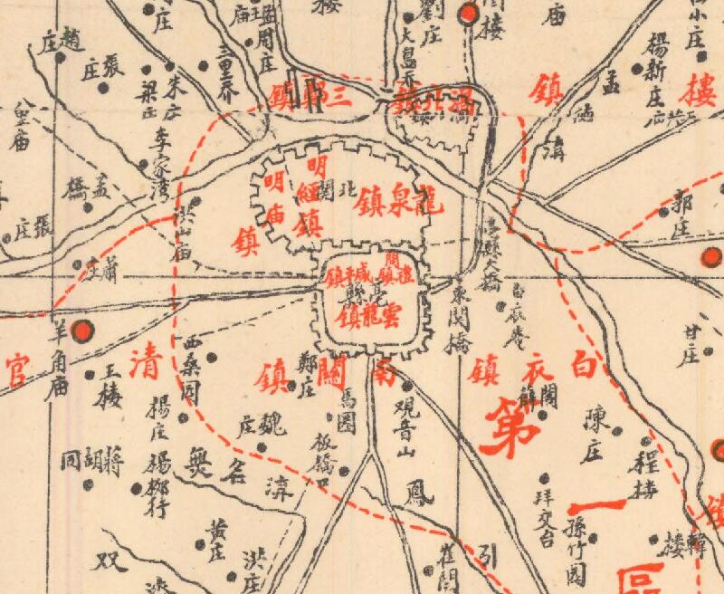 1943年《亳县全图》插图1