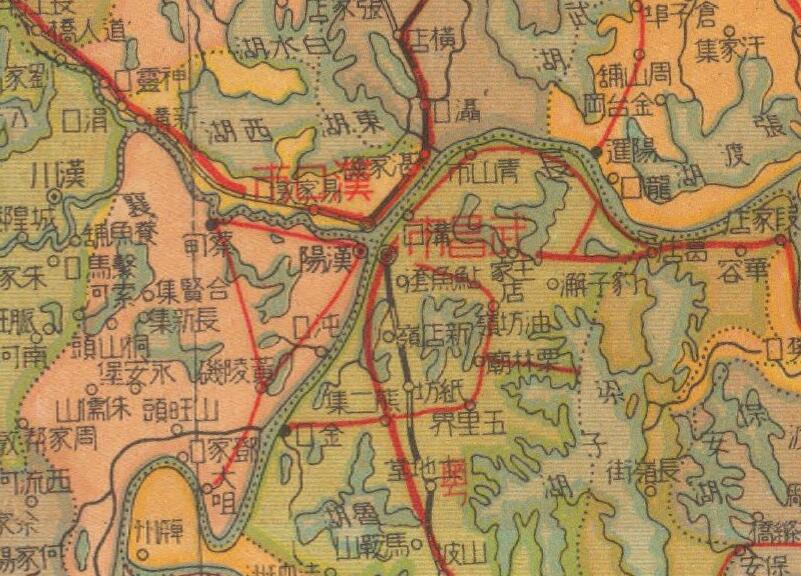 1946年《湖北分县详图》插图1