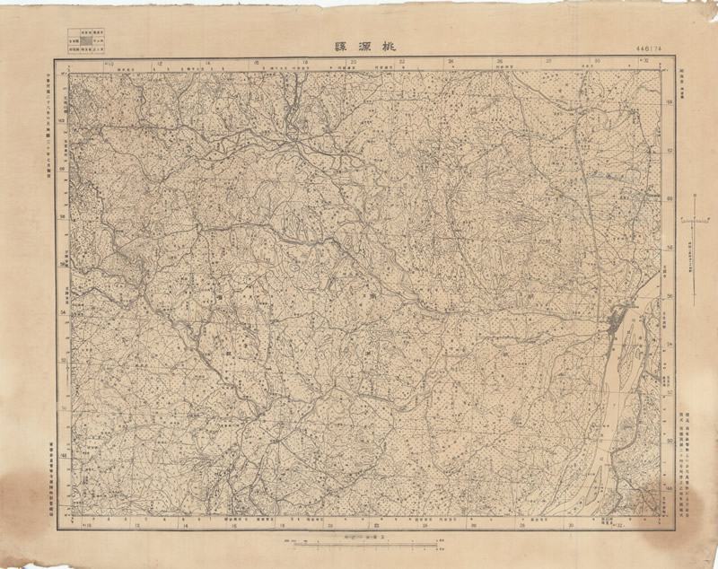 1944年湖南省图 五万分一陆测地图插图1