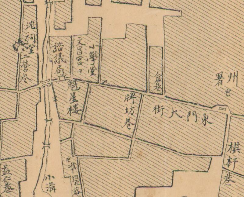 1911年《海州城垣附近地图》插图1