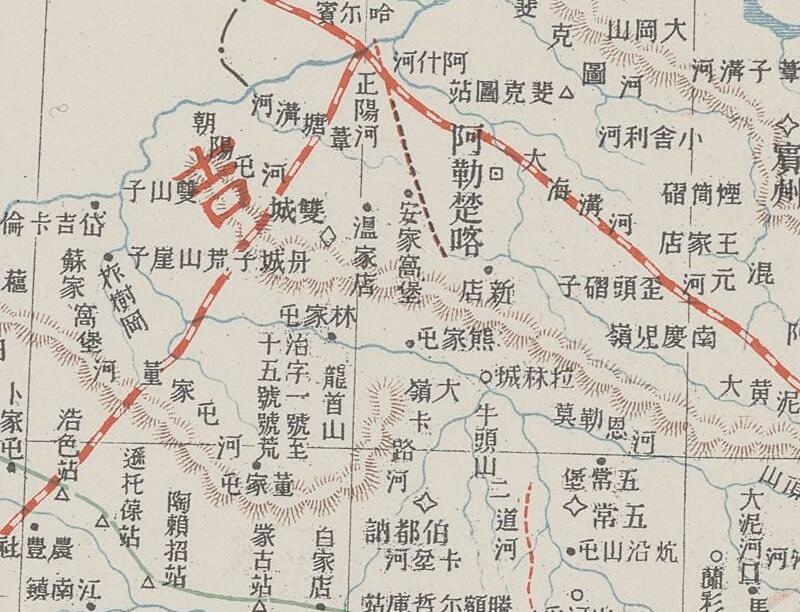 1905年《吉林省》地图插图1