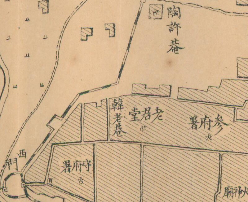 1911年《海州城垣附近地图》插图2