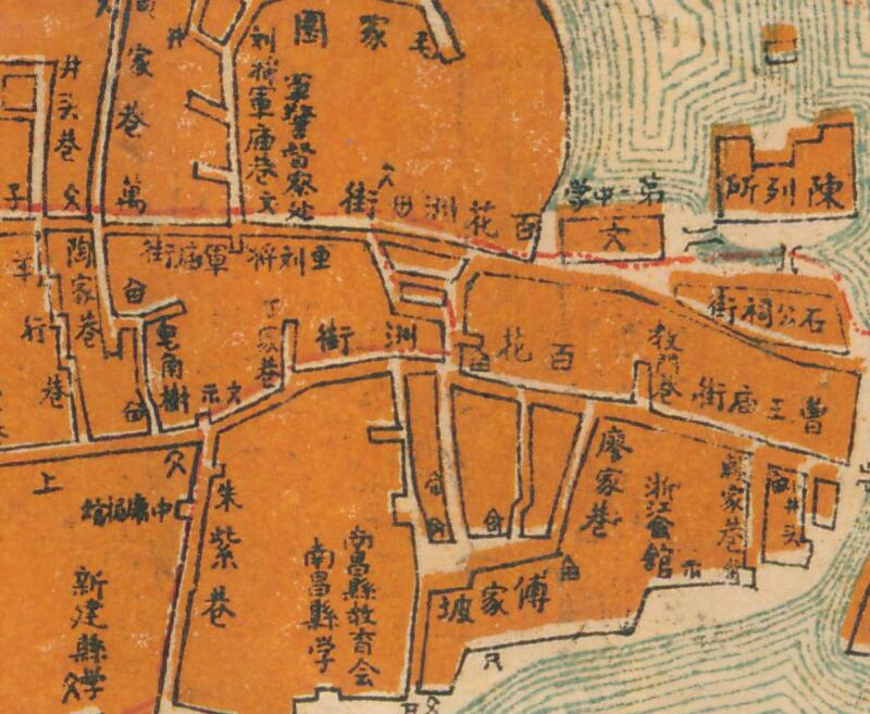 1922年南昌《江西省城内外全图》插图3