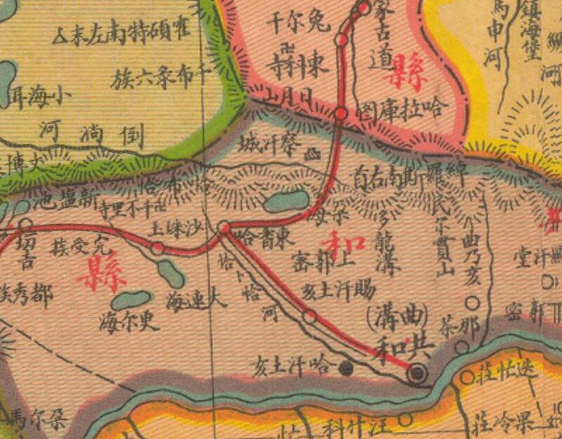 1935年《青海明细地图》插图3