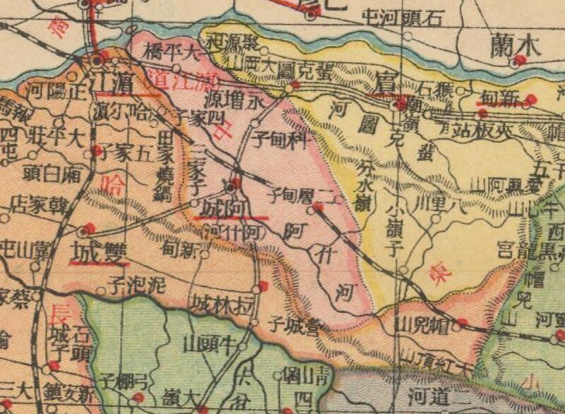 1932年《吉林分县新图》插图3