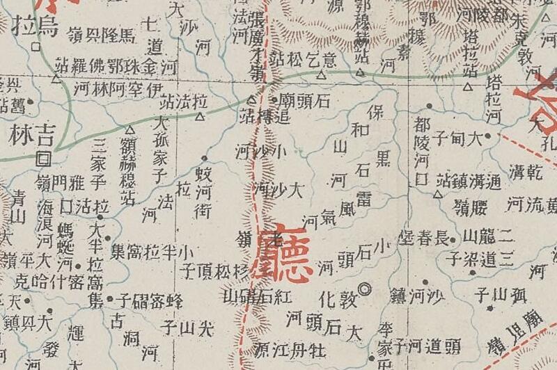 1905年《吉林省》地图插图3