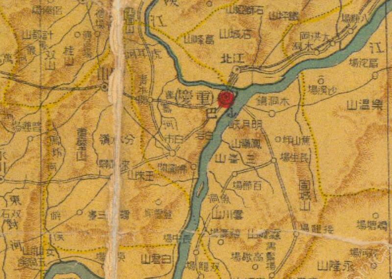 1926年《四川省明细地图》插图3