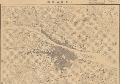 1947年《宜春县城厢图》
