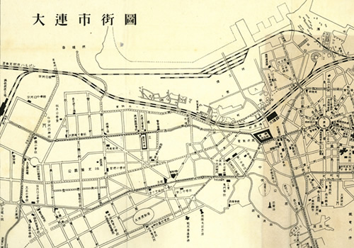 1937年《大连市街图》