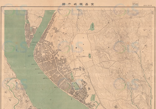 1949年《宜昌县城市图》