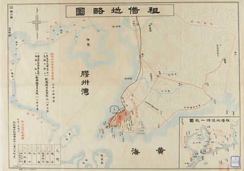 1919年《青岛租界地略图》