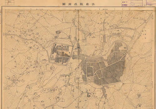 1947年新疆《莎车县城厢图》