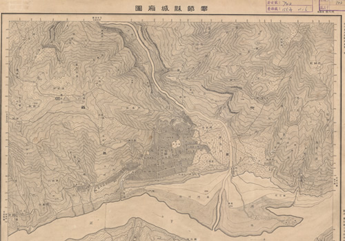 1948年《奉节县城厢图》