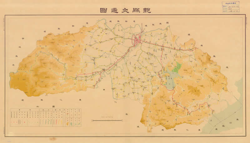 1935年浙江《鄞县交通图》插图