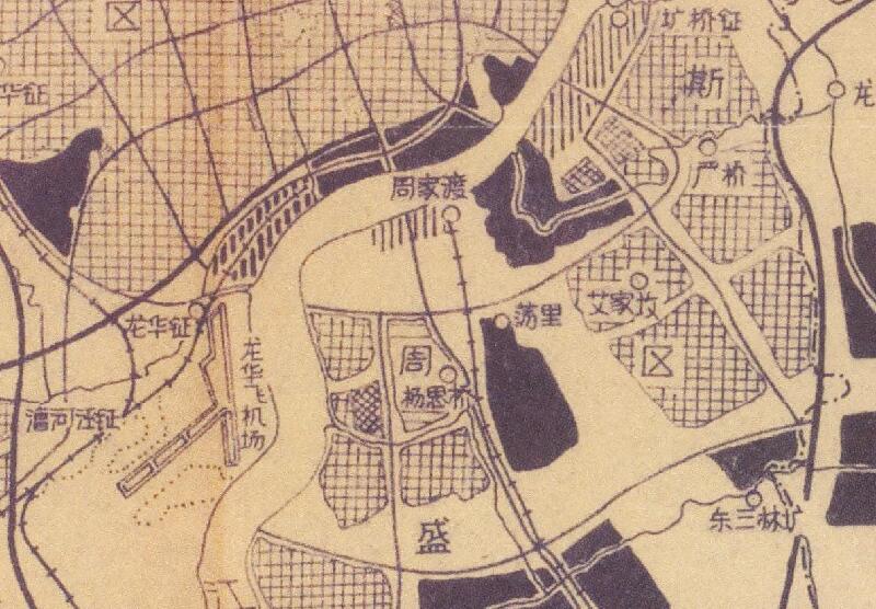1949年《上海都市计划草图》插图1