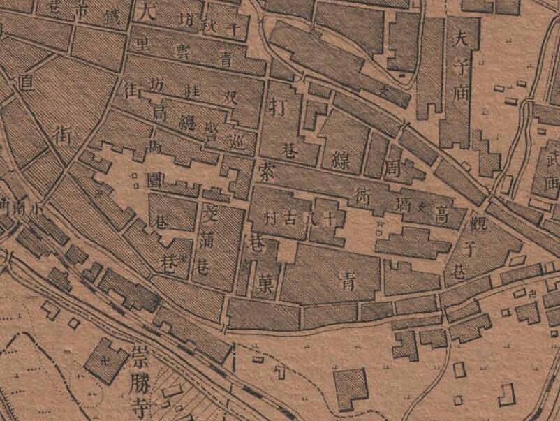 1909年《常州城》地图插图1