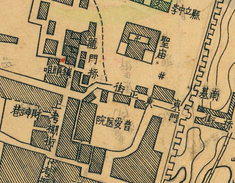 1947年湖北《安陆县城市图》插图2