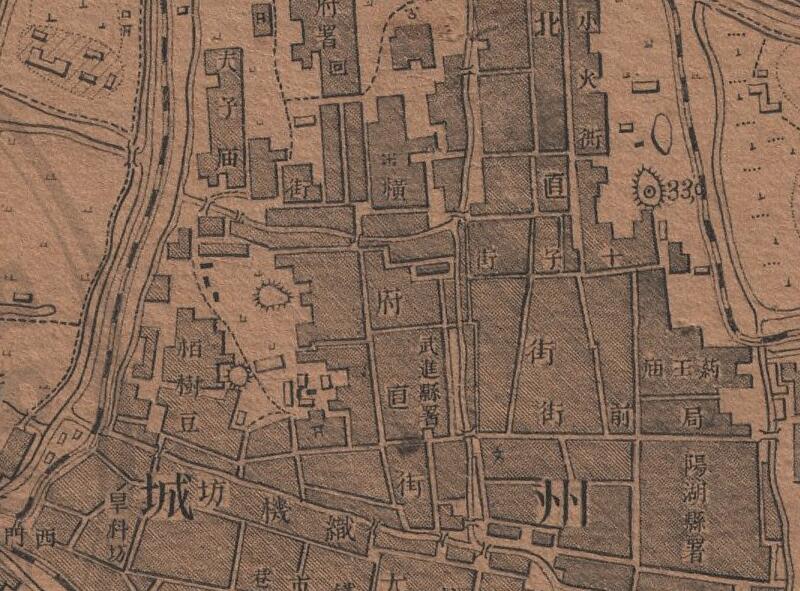 1909年《常州城》地图插图2