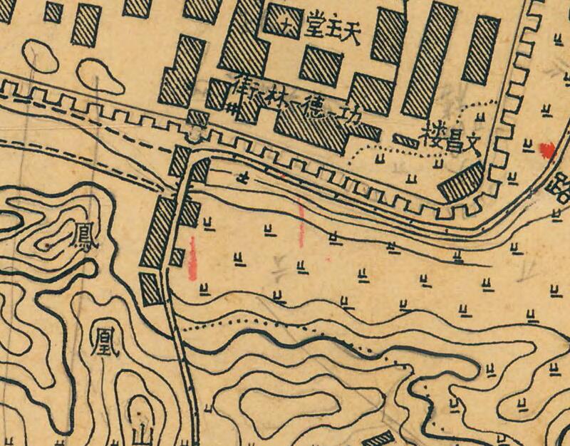 1947年湖北《安陆县城市图》插图3