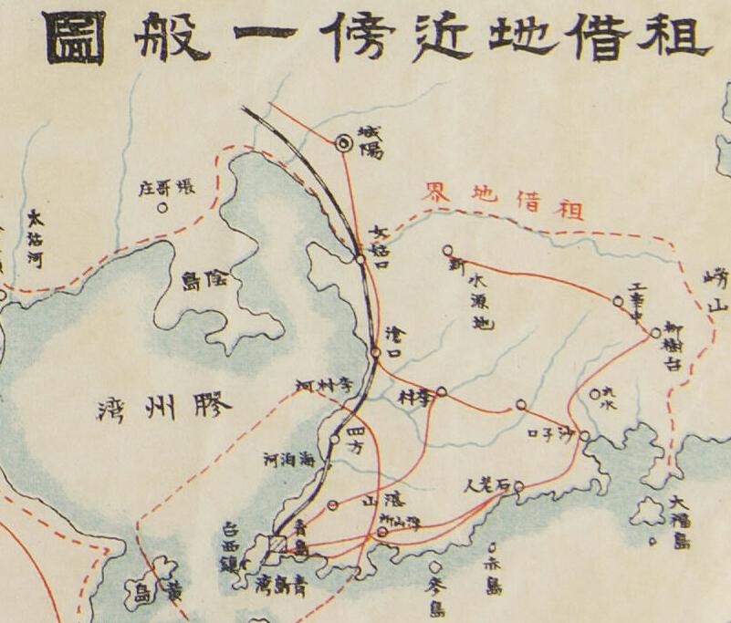 1919年《青岛租界地略图》插图3