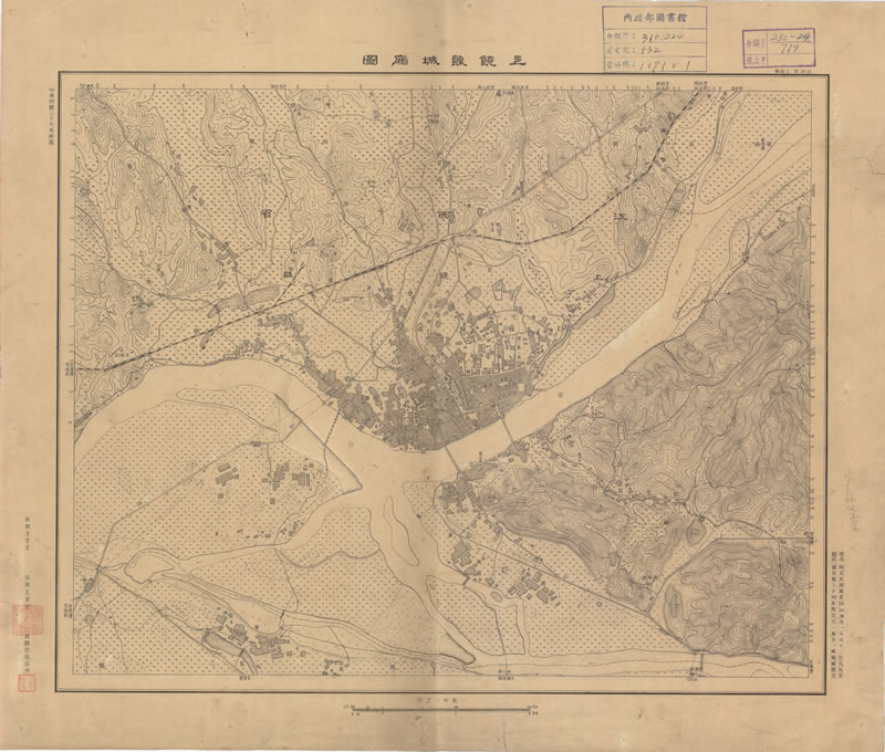 1947年《江西省重要城市地形图》插图4