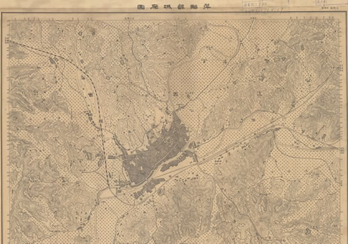 1947年《萍乡县城厢图》