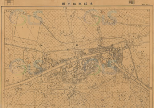 1947年《淮阴县城市图》1万分1