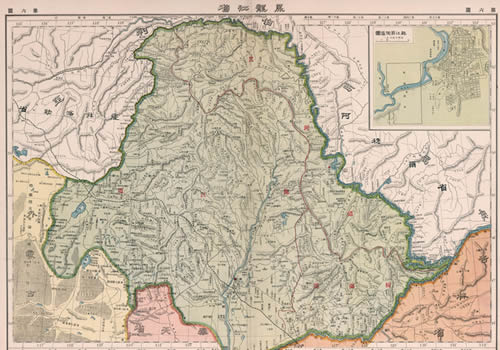 1917年《黑龙江省》地图