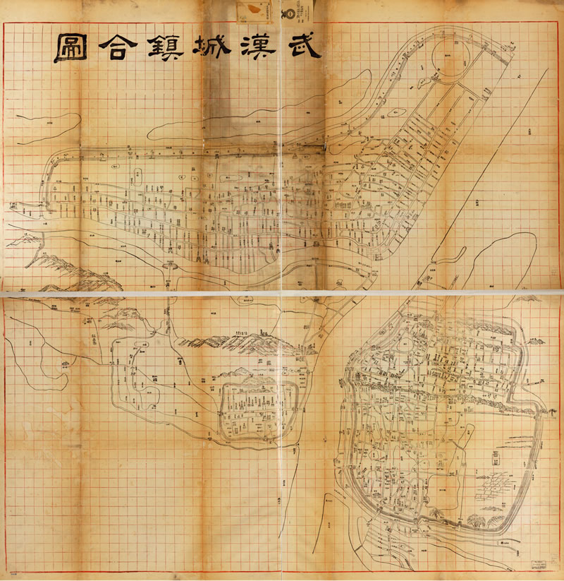 1864年《武汉城镇合图》插图