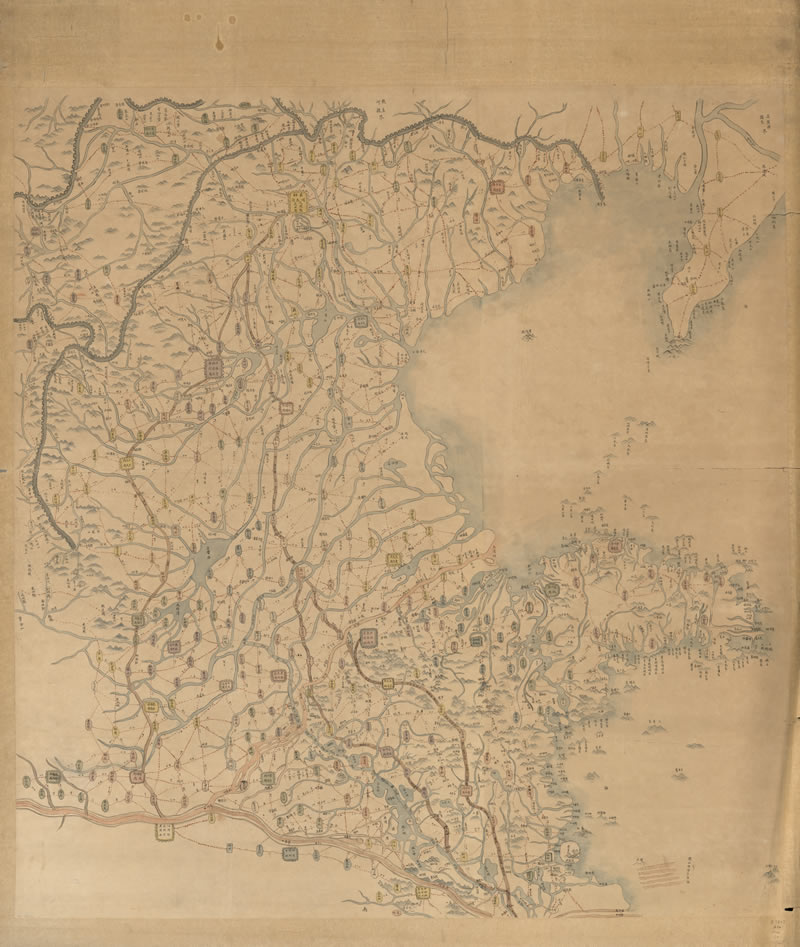 1855–1870年《直隶山东两省地舆全图》插图