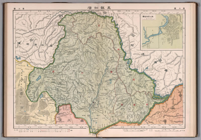 1917年《黑龙江省》地图插图