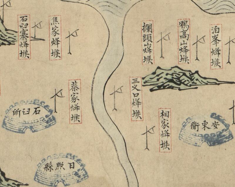 1634–1652年《山东直隶盛京海疆图》插图1
