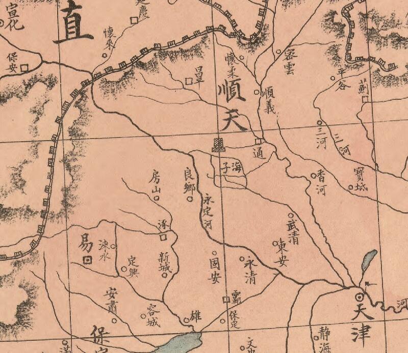 1887年《皇朝直省舆地全图》插图1