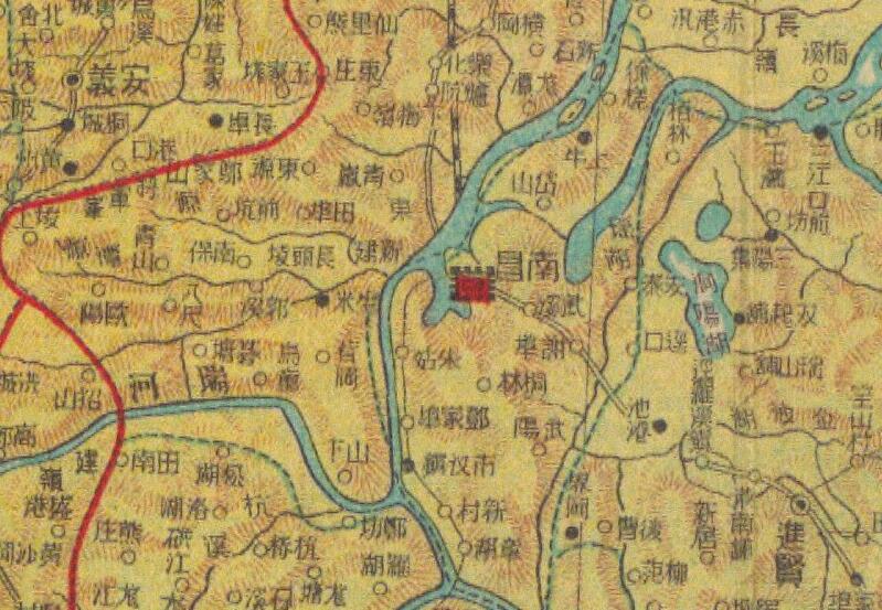 1926年《江西福建明细图》插图1