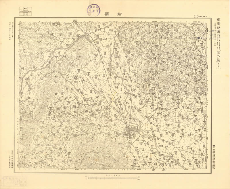 1938年《安徽省地形图》五万分一插图2