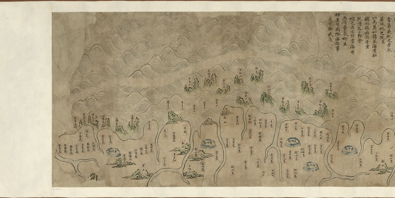 1634–1652年《山东直隶盛京海疆图》插图2