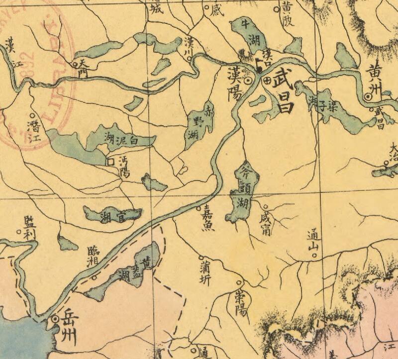 1887年《皇朝直省舆地全图》插图2