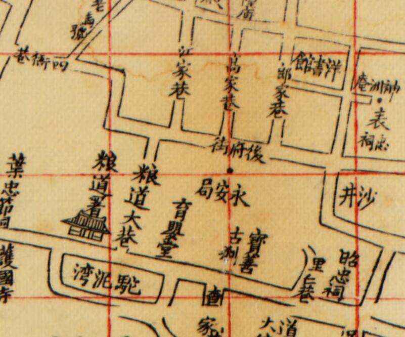 1864年《武汉城镇合图》插图2