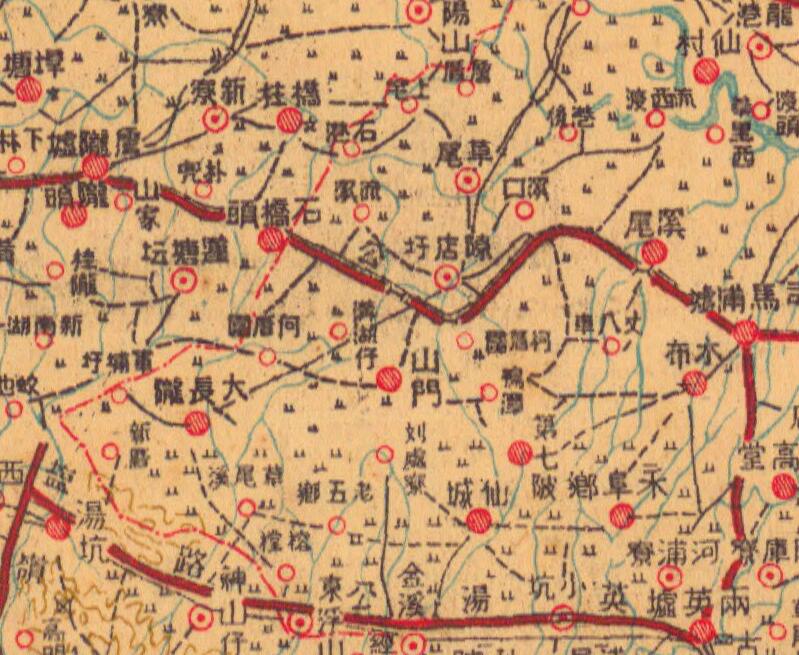 1939年《普宁县》20万地形图插图2