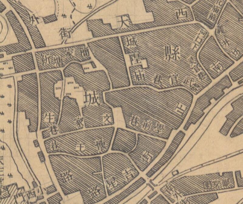 1947年《萍乡县城厢图》插图2