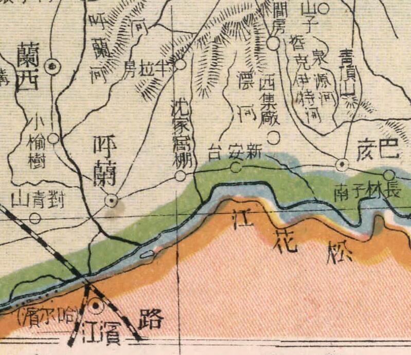 1917年《黑龙江省》地图插图2