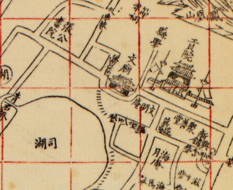 1864年《武汉城镇合图》插图3
